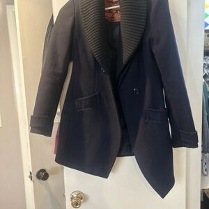 Steve Madden Elegant Navy Women's peaCoat